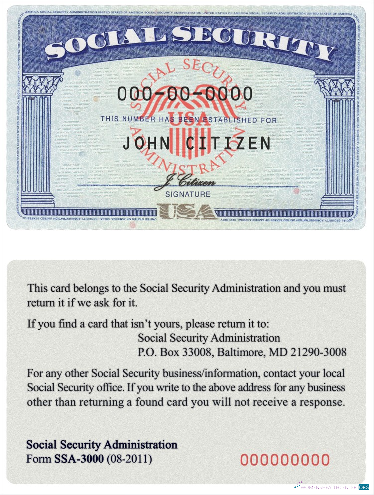 Download USA SSN scan 2 files PSD Photoshop template